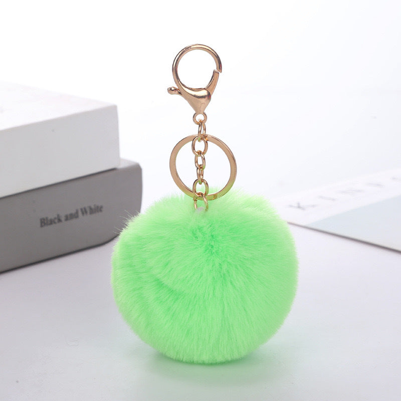 Wholesale Imitation rabbit fur ball keychain